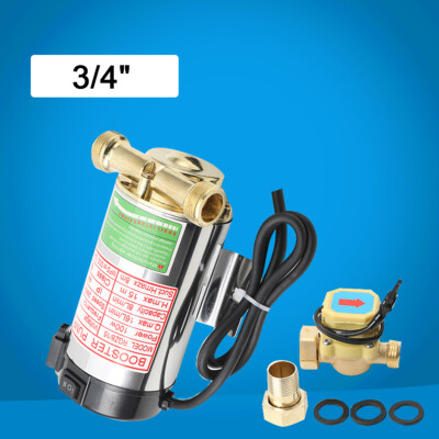 Water Pressure Booster Pump for Home, 110V 100W Automatic Water Pressure Pump