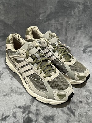 adidas Response CL Silver Pebble Olive Green Running Training Shoe NEW Size 13