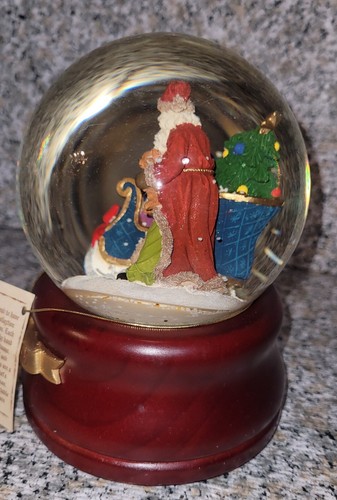 Christmas Scene 2005 Musical Snow Globe Water Globe Limited Edition - Picture 7 of 10