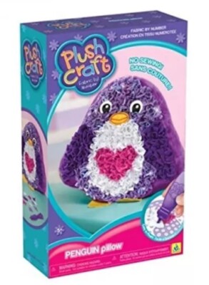 Plushcraft Penguin Pillow Fabric By Number Penguin Pillow By The Orb Factory