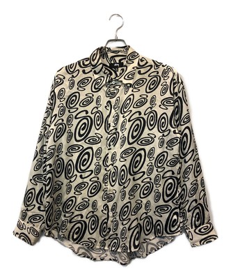 stussy SWIRLY S SILK SHIRT Size: S Ivory Men 1110242 | eBay