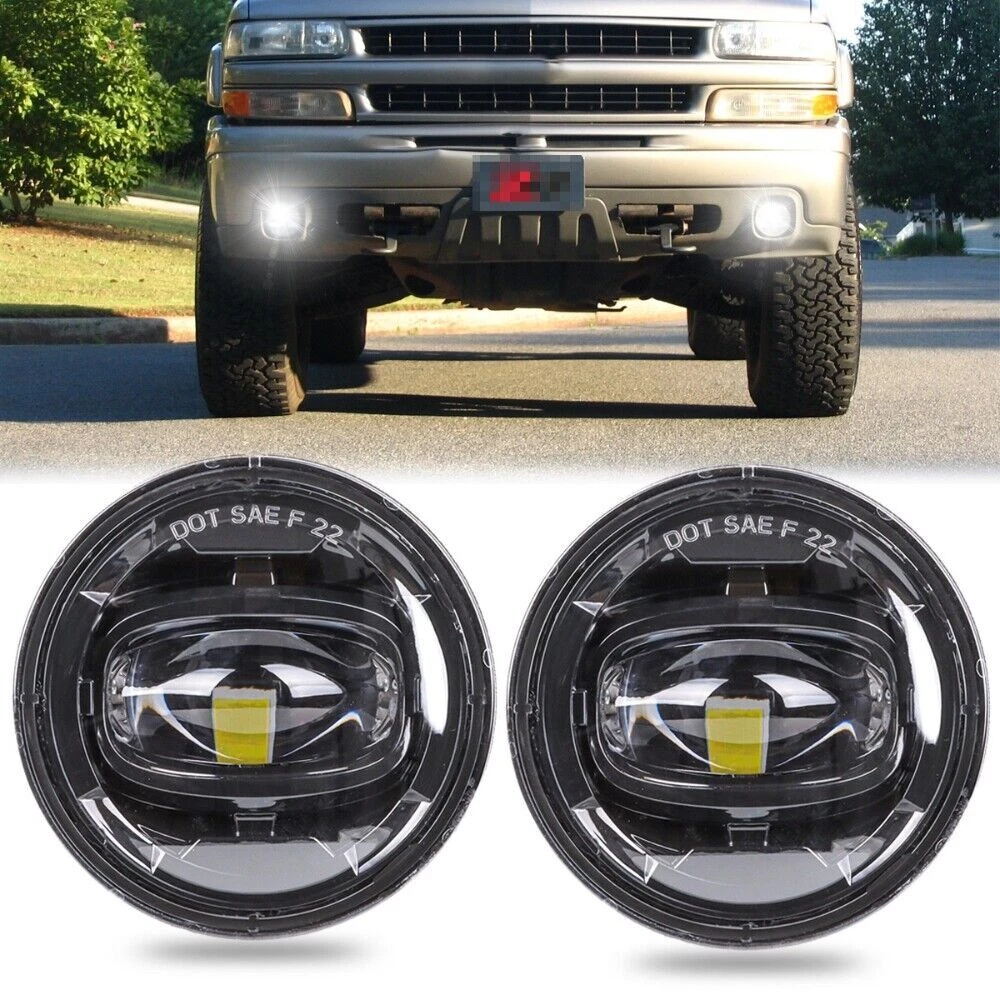 LED Fog Lights Lamps for 2001 2006 Chevy Suburban 1500 Tahoe Z71