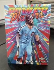 2025 Topps Chrome - Power Players Bryce Harper #PP-6 Refractor Phillies