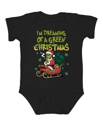 I'm Dreaming of a green Christmas Weed Grinch Kiffer - Weihnachten Christmas Xma
