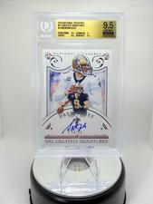 2025 National Treasures Greatest Signatures Drew Brees Auto /25 - Saints BGS 9.5