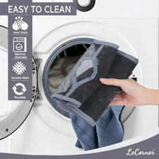 Plastic Bag Holder, Large Capacity Grocery Bag Holder, Breathable Mesh Plasti...