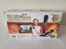 Magic Sing ET23KH Wireless Karaoke System w/2 Mics, Remote, Song Book, Song Chip