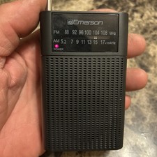 Emerson ER-7000 Portable AM FM Radio TESTED  WORKING