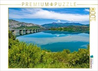 Calvendo Puzzle The RiañO Bridge Over The RiañO Reservoir | 1000 Pieces, Finishe