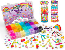 : Treasure Trove - DIY Rubber Band Bracelet Craft Kit with Case - 11,000 Loom Ba
