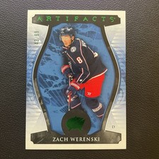 2023-24 UD - Artifacts - Base Zach Werenski 68 Emerald 43/99