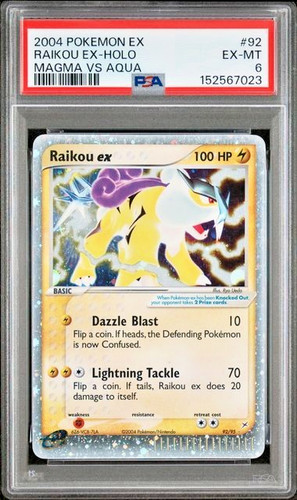 Raikou ex graded PSA 6 for sale on eBay