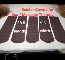 spa Bolster Covers, Set Of 5, Brown, Brand Sposh, Excellent Preowned Condition