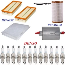 Tune Up Kit Filter Spark Plugs for Mercedes-Benz C240 V6 2.6L 2001-2005
