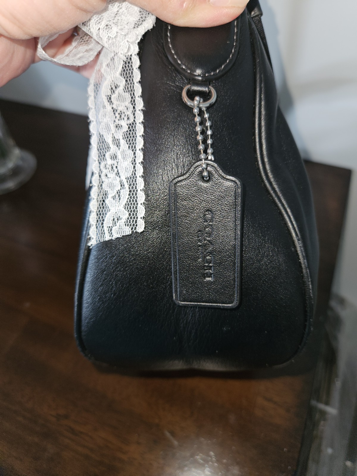 Coach pace black leather bag — image 6