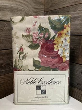 Vintage Noble Excellence Tablecloth Antique Garden Oblong 52”x70” NOS