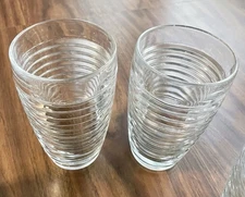 (2) Rare Vtg Anchor Hocking Park Ave Iced Tea Drinking Glasses Tumblers 16 oz