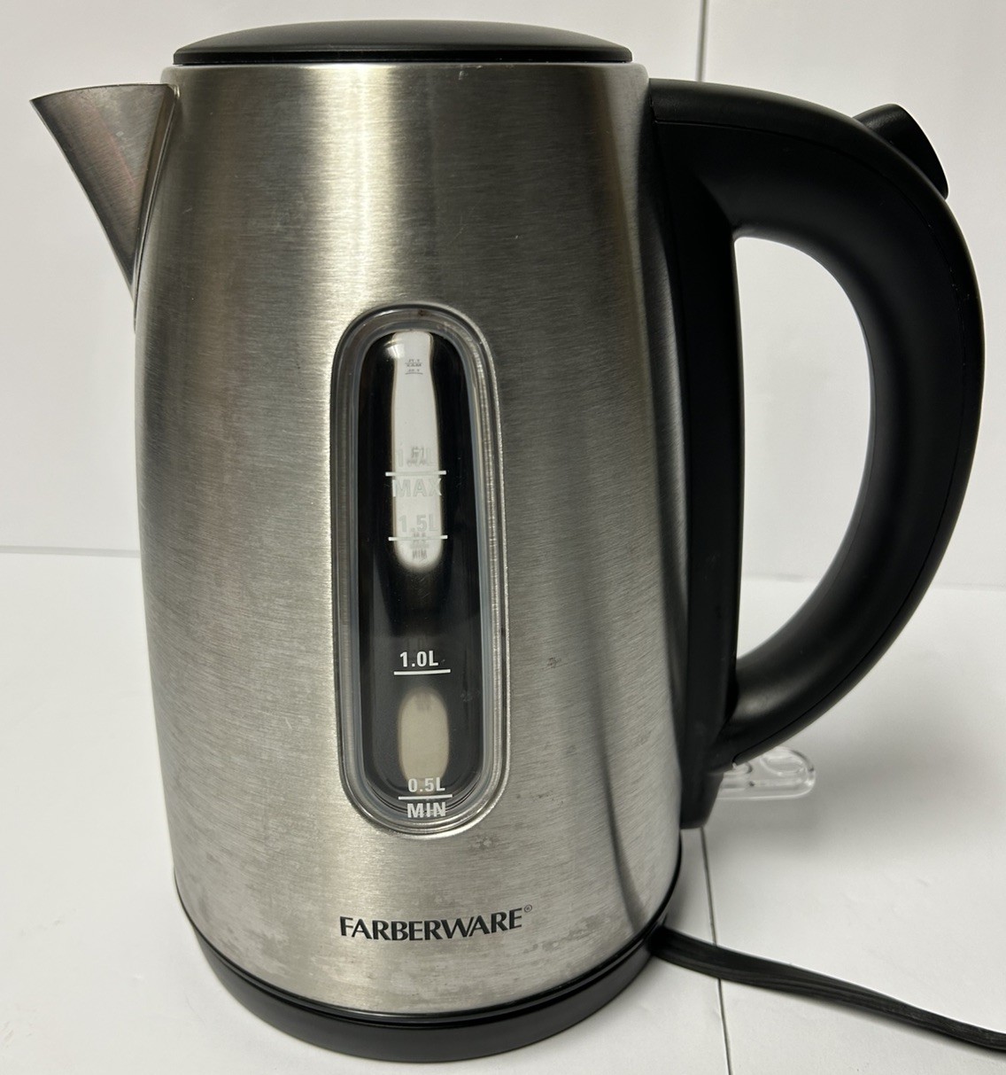 Farberware Electric Kettle 1.7L Stainless Steel Auto Shut-of