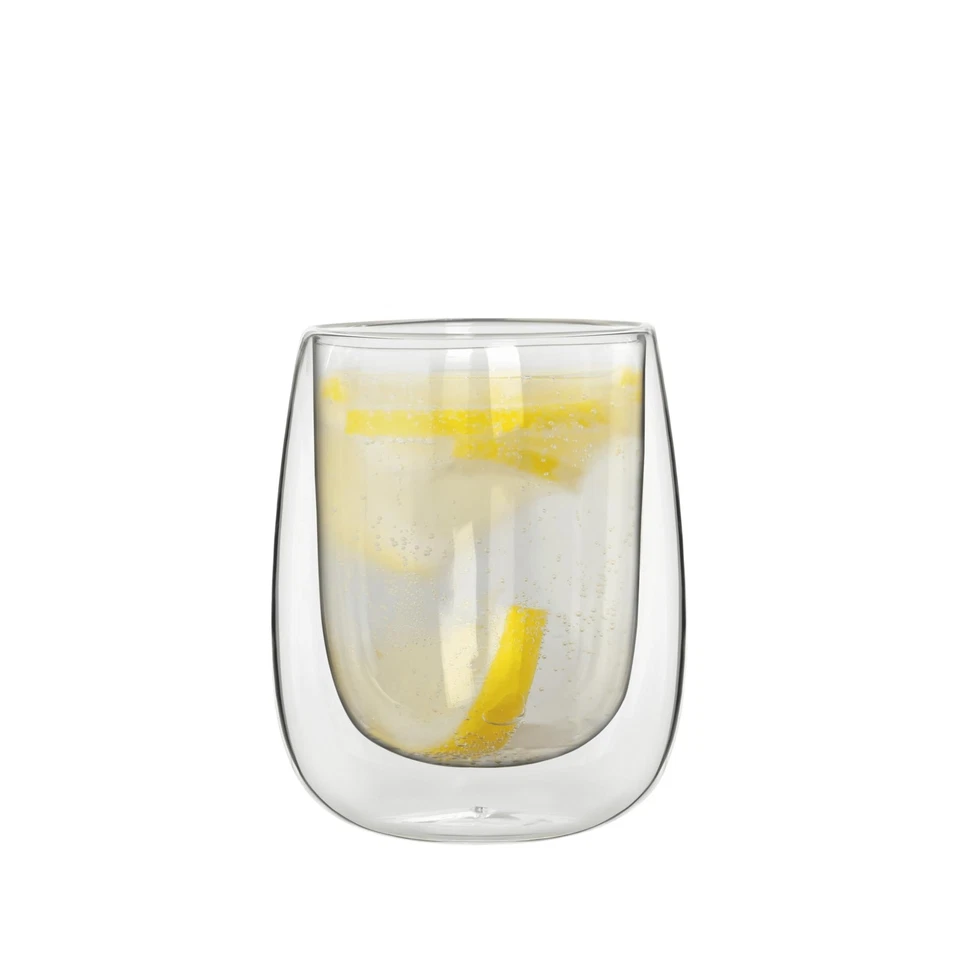 Tazas de vidrio de doble pared Verona, 8,4 oz (250 ml), juego de 2, espresso, capuchino... Foto 2 de 3