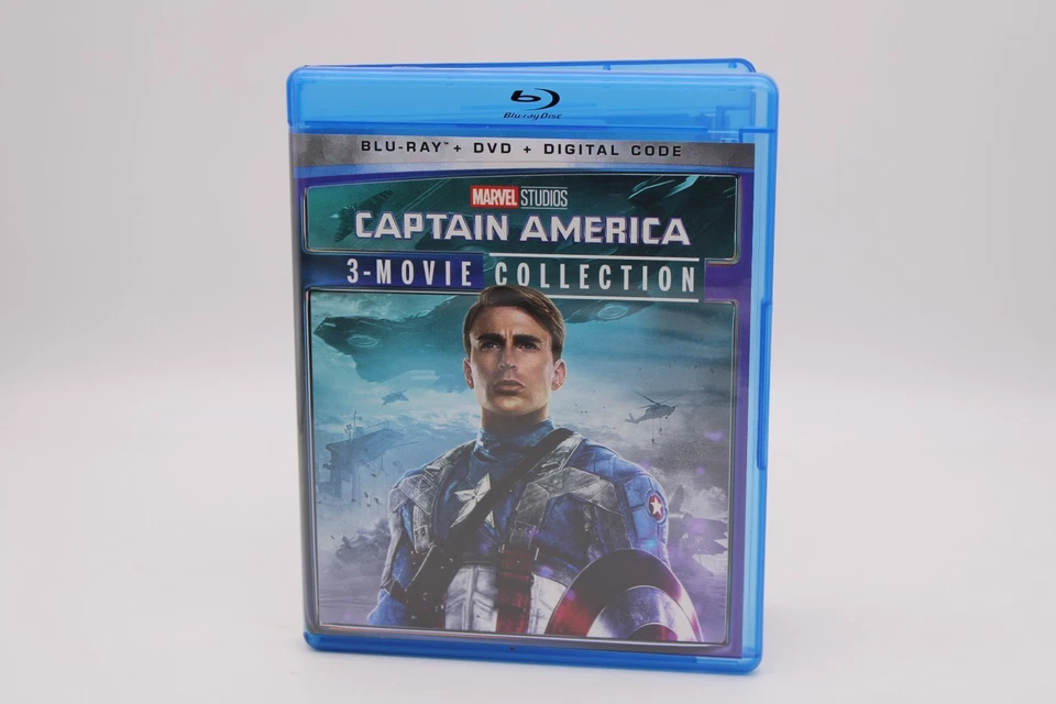 Captain America 3-Movie Collection (Blu-ray & DVD 2021) Slipcover Marvel - Image 4 of 4
