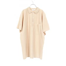 HED MAYNER Polo Shirt HMMA70008T Cotton Beige #L Used Mens