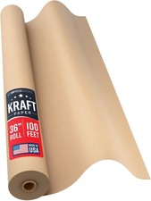 Large Brown Kraft Paper Roll - 36" x 1200" 100 ft