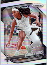 2025 Panini Prizm WNBA #33 Dana Evans Silver Prizms