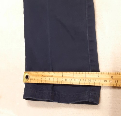 French Toast Girls Cargo Pants Size 16/Blue/Adjustable Waist Uniform Straight - Picture 13 of 14