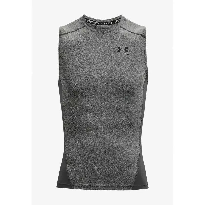 Maillot de compression sans manche Under Armour Gris pour homme entraînement sport