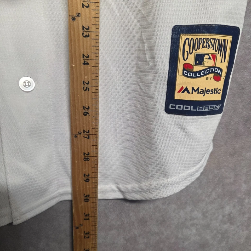 Camiseta deportiva Majestic Cooperstown Toronto Blue Jays Roberto Alomar 12 retro para hombre M Foto 4 de 4