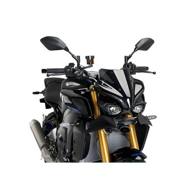 PUIG DOWNFORCE NAKED SPOILER FÜR YAMAHA MT-10 1000 2022 > 2023 SCHWARZ MATT 21471J