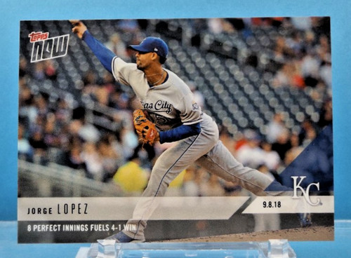 2018 Topps Now 704 Jorge López