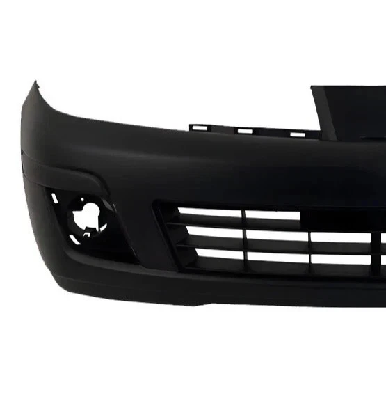 Front Bumper Cover Primed Plastic & Fog Lights Kit For 2007-2012 Nissan Versa Foto 4 de 4