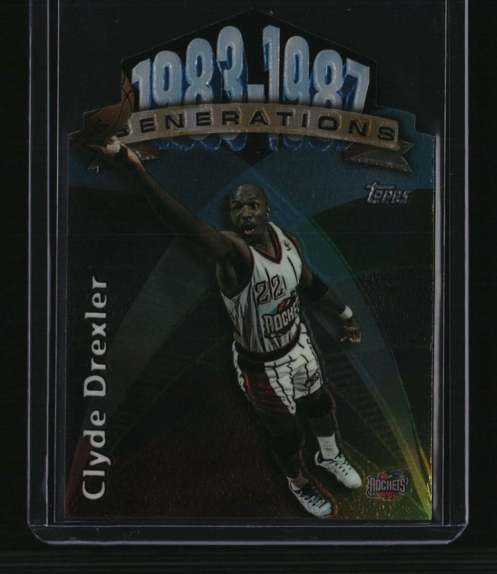 Topps Clyde Drexler Basketball Sports Trading Card Singles for