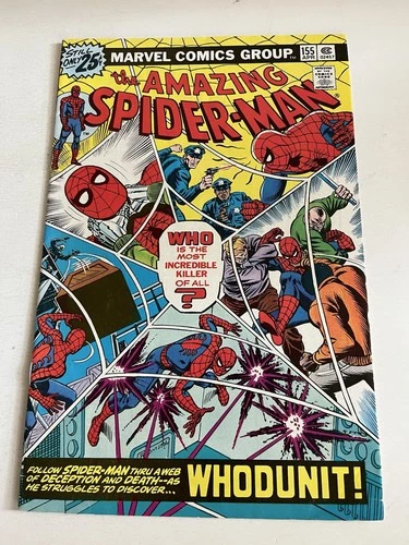THE AMAZING SPIDER-MAN #155 Marvel 1976 Bronze Age FN+ 6.5