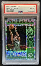 2022 Chronicles Jayson Tatum Asia Gold #/8 Celtics PSA 8