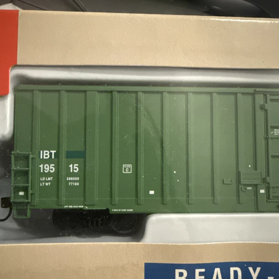 HO WALTHERS 932-6044 60' Gunderson Box Car IBT #19515 Ready-To-Run NEW - Image 2 of 4