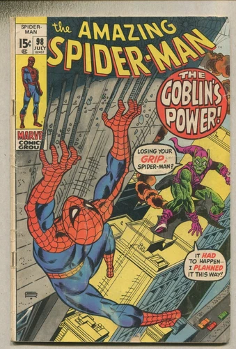The Amazing Spider-Man: # 98 VG-  ' The Goblin's Power' Marvel SA