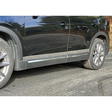 For Mazda Cx-9 2016-2023 Saa U-type Polished Rocker Panel Covers For Mazda Cx-9 2016-2023 Saa U-type Polished Rocker Panel Covers