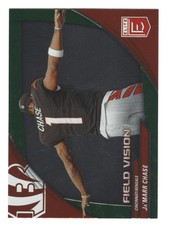 2024 Donruss Elite #8 Ja'Marr Chase Field Vision Green
