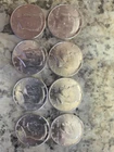 (8) 1964 50C Kennedy Half Dollars Unc