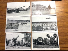6 - 1940's WW II military post cards from Fort Eustis, Virginia