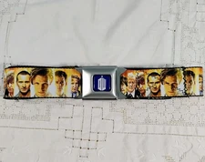 Dr Who Show Buckle Down Seatbelt Belt Adjustable USA Made 2013 Doctor BBC Y2K 