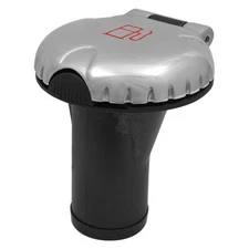 Deck Fill 1-1/2" I.D. Straight Stainless Steel Gas/Diesel Deck Fill for Carbon