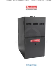 Goodman 80% AFUE 80,000 BTU 2 Stage Upflow Variable Speed Gas Furnace