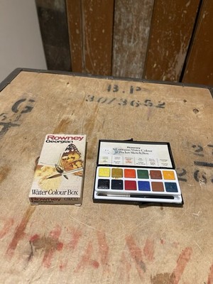 Rowney Geogian Aquarell Taschenskizzenbox Künstler Hobbys Handwerk Farben