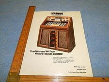AMI / Rowe R91 Golden 45/CD Combo Advertising Flyer