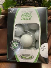 EASTPOINT 40MM 1 STAR TABLE TENNIS BALLS DAMAGED BOX OF 36