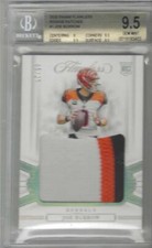 2020 Joe Burrow Panini Flawless Patch RC- BGS 9.5 Gem Mint... #5/25