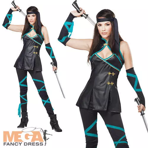 Plus Size Ninja Assassin Women's Costume